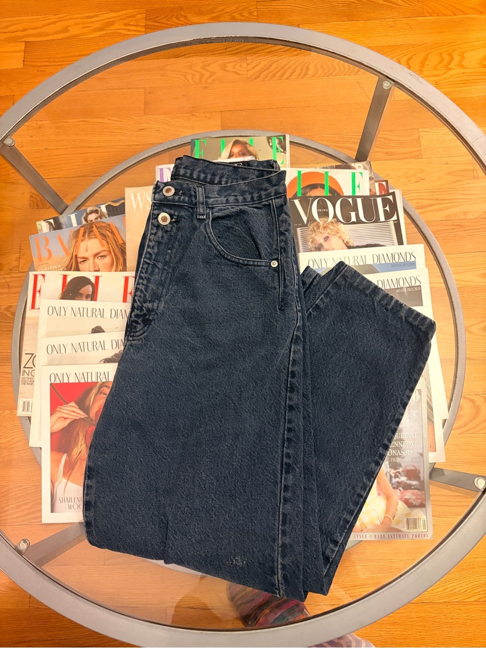 E.N.U.F. Internationale Vintage Dark Blue Denim Jeans